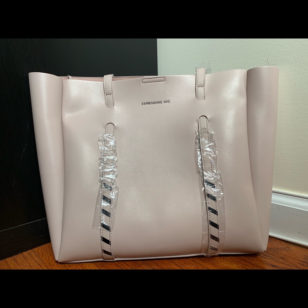 NEW Expressions NYC Vegan CHELSEA TOTE BLUSH